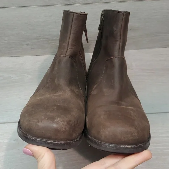 Olukai Womens Kaona II Ankle Side zip Leather Boots shoes sz 7.5 - Picture 7 of 10